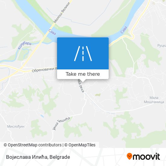 Војислава Илића map