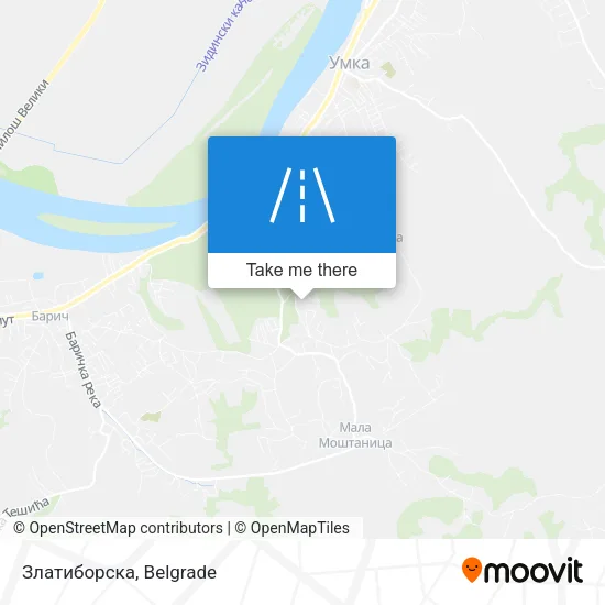 Златиборска map