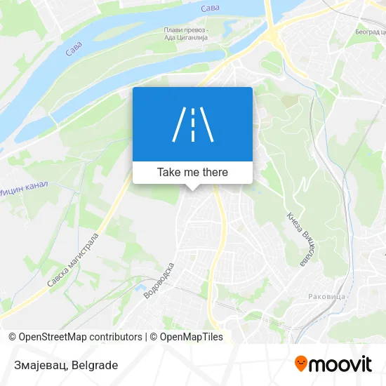 Змајевац map