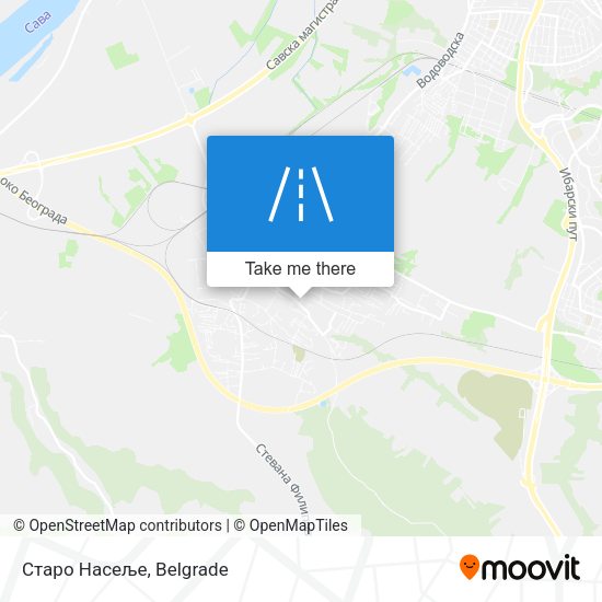 Старо Насеље map