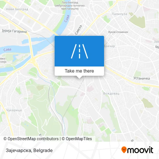 Зајечарска map