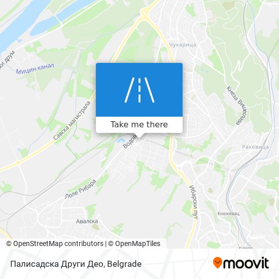 Палисадска Други Део map