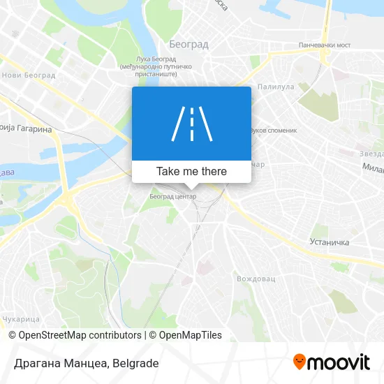 Драгана Манцеа map