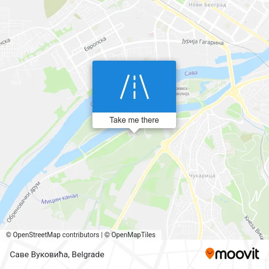 Саве Вуковића map