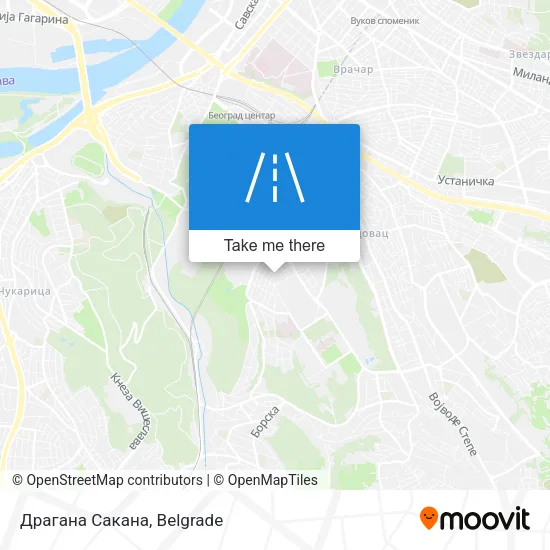 Драгана Сакана map
