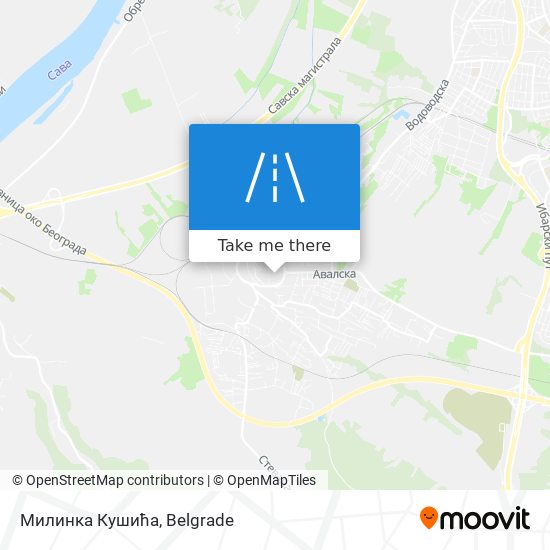 Милинка Кушића map