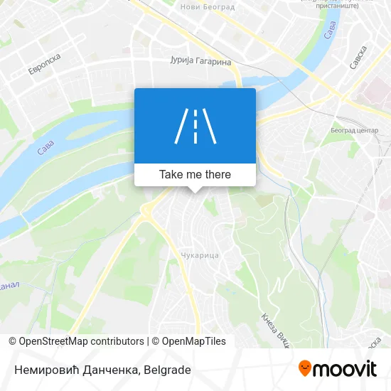 Немировић Данченка map