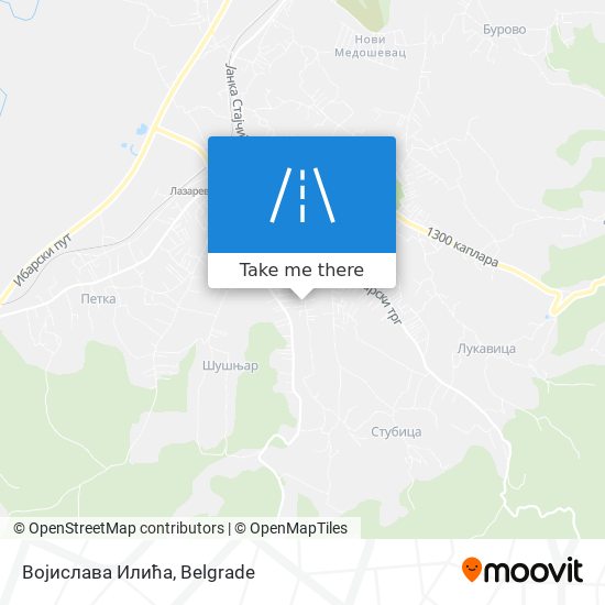 Војислава Илића map