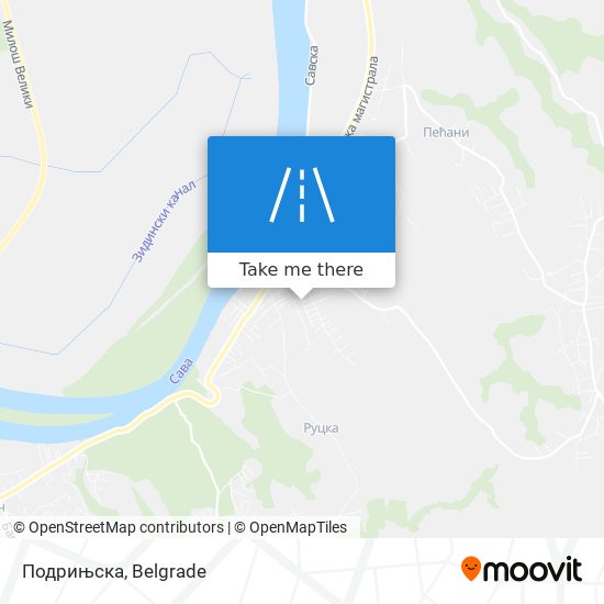 Подрињска map