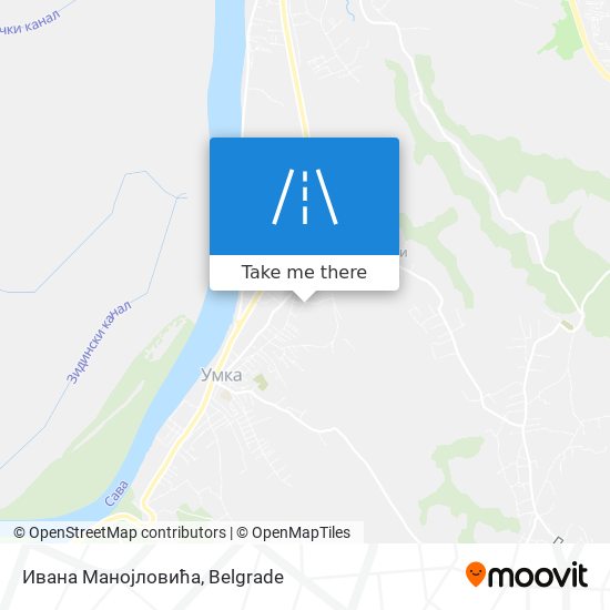 Ивана Манојловића map