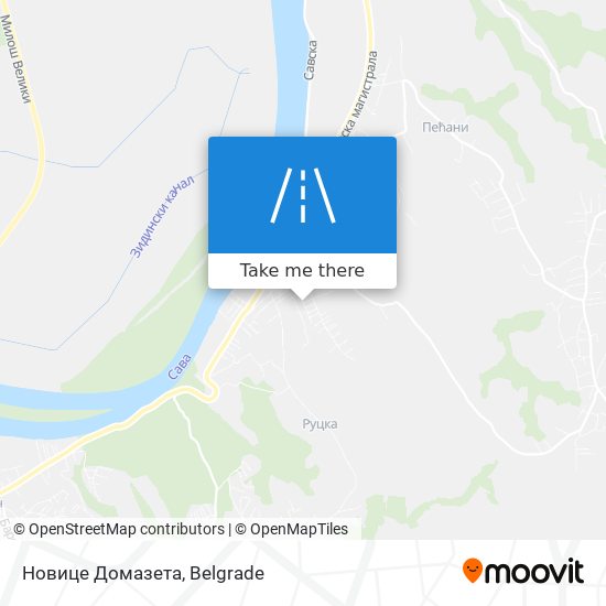 Новице Домазета map