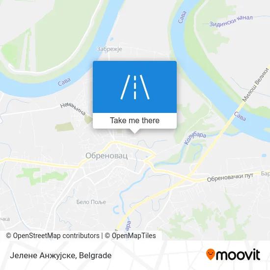 Јелене Анжујске map