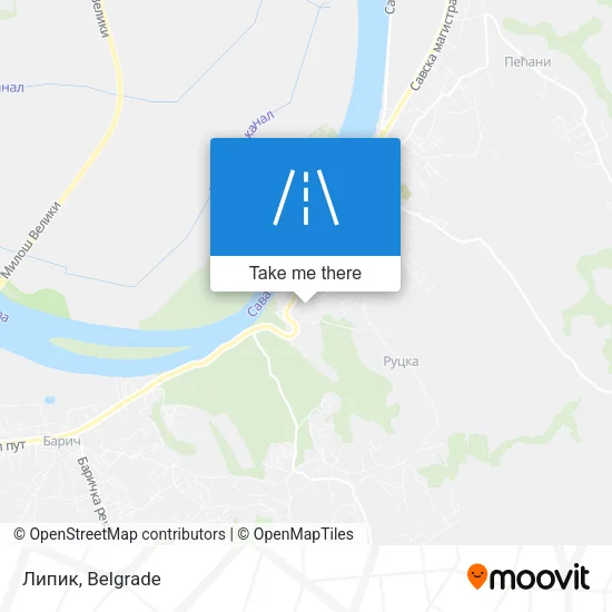 Липик map