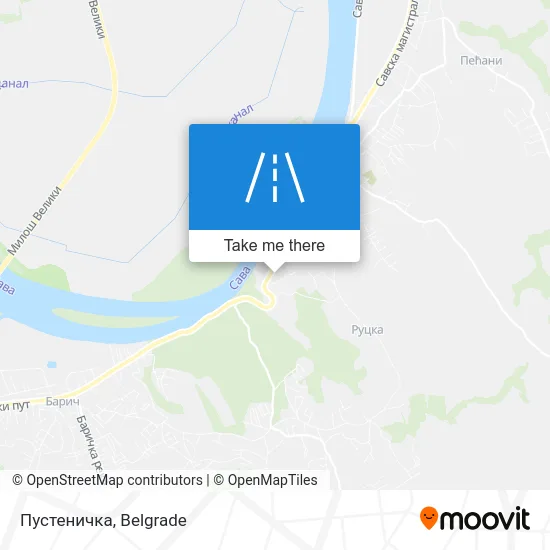 Пустеничка map