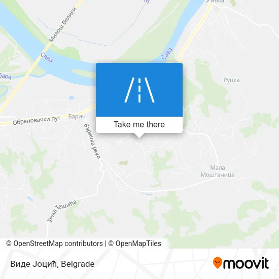 Виде Јоцић map