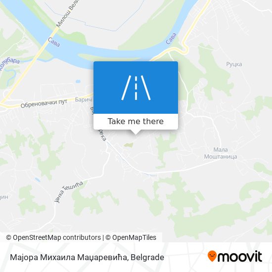 Мајора Михаила Маџаревића map