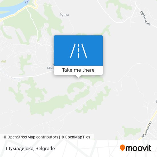 Шумадијска map