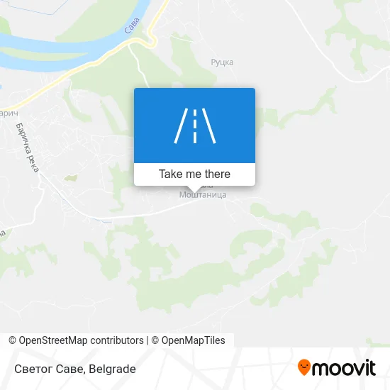 Светог Саве map