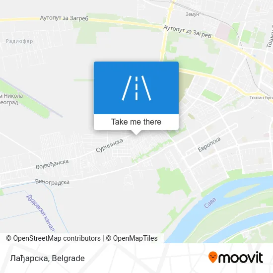 Лађарска map