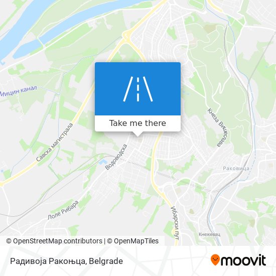 Радивоја Ракоњца map