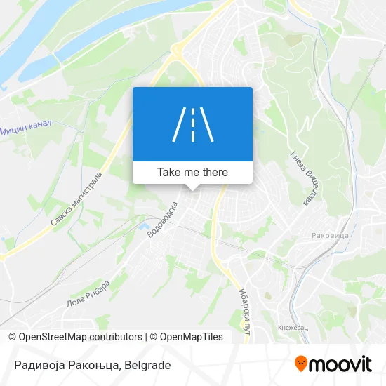 Радивоја Ракоњца map