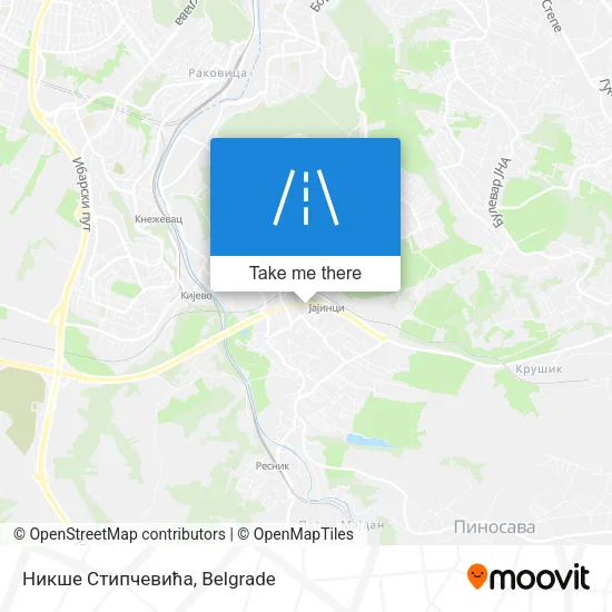 Никше Стипчевића map