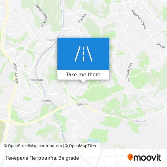 Генерала Петровића map