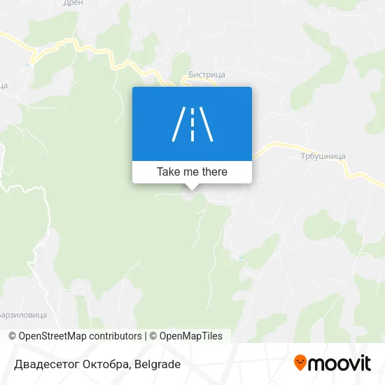 Двадесетог Октобра map