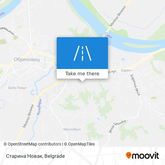 Старина Новак map