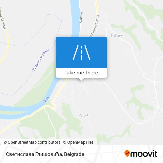 Светислава Глишовића map