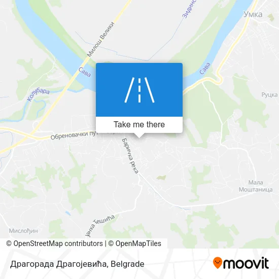 Драгорада Драгојевића map