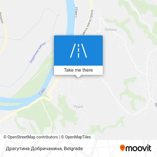 Драгутина Добричанина map