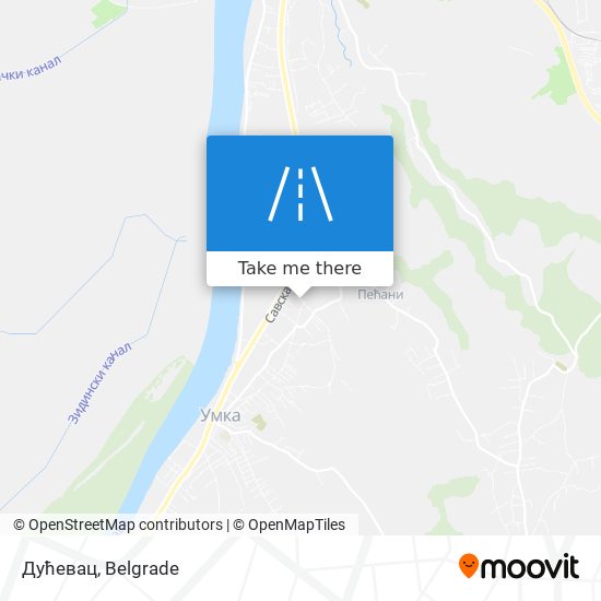 Дућевац map