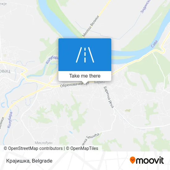 Крајишка map