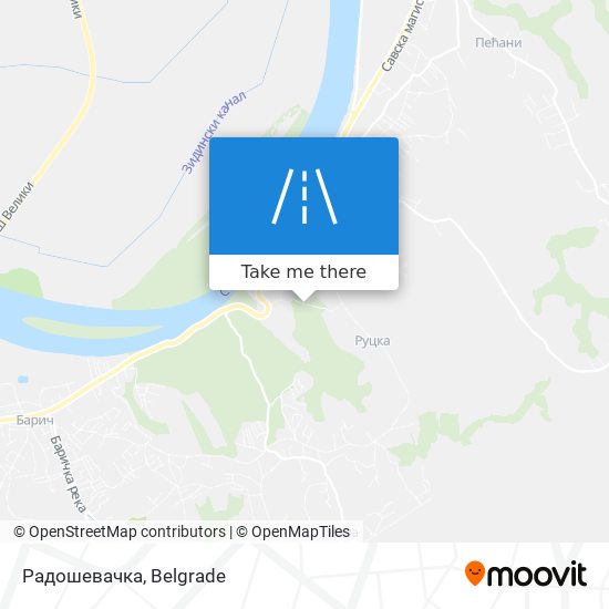 Радошевачка map