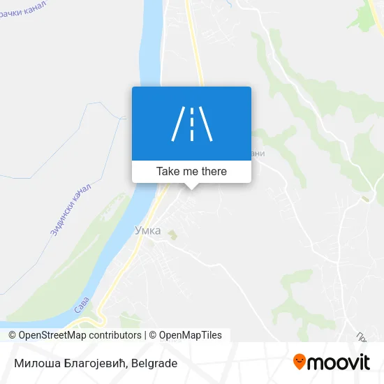 Милоша Благојевић map