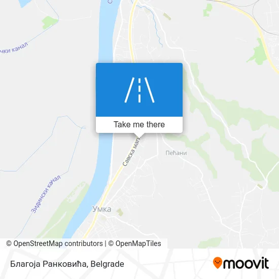 Благоја Ранковића map