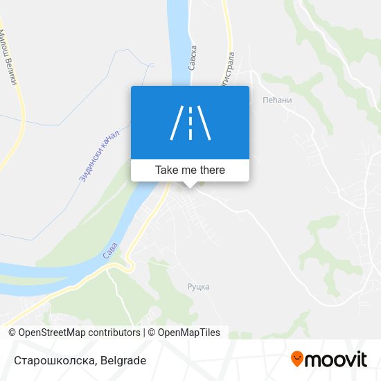 Старошколска map