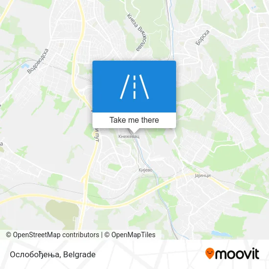 Ослобођења map