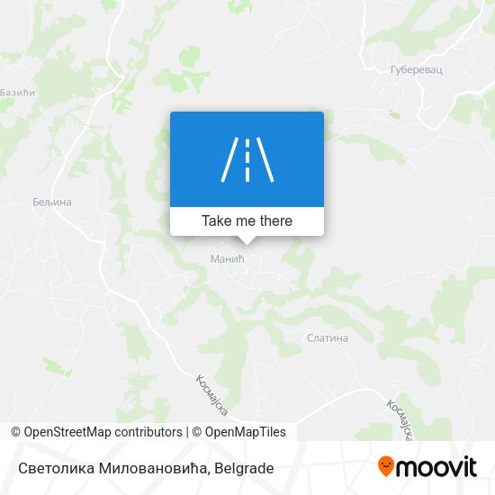Светолика Миловановића map