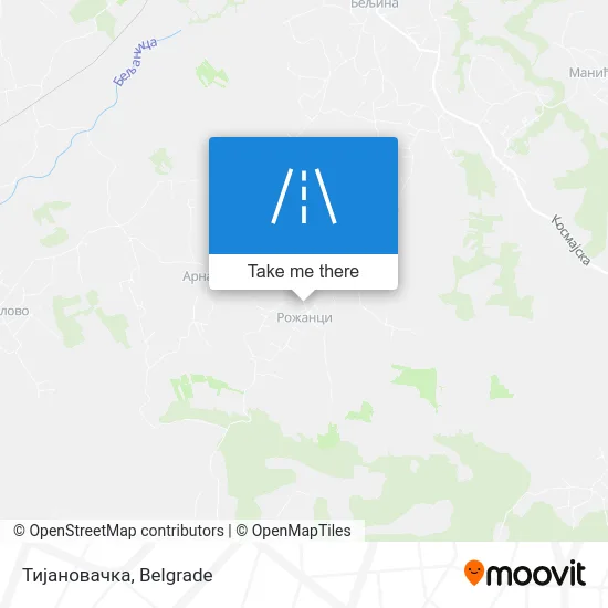 Тијановачка map
