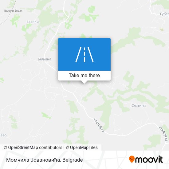 Момчила Јовановића map