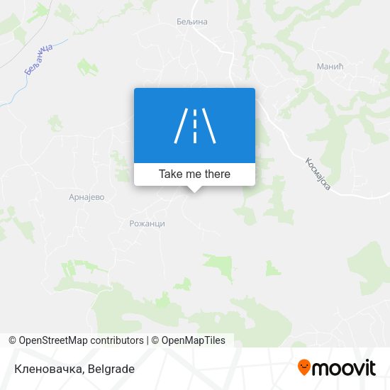 Кленовачка map