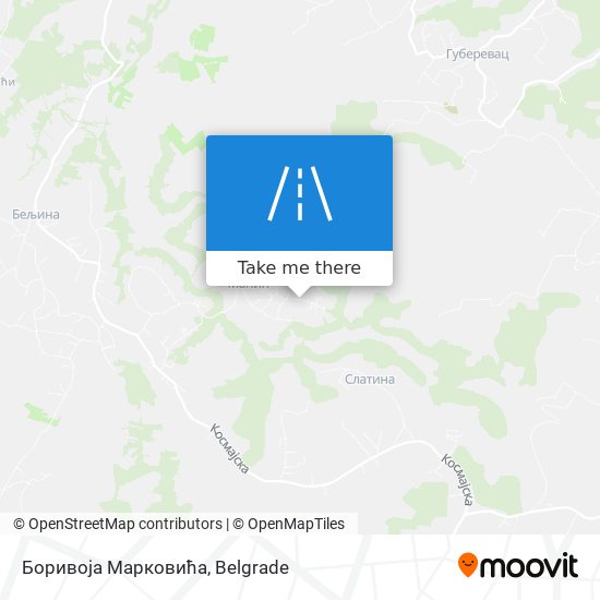 Боривоја Марковића map