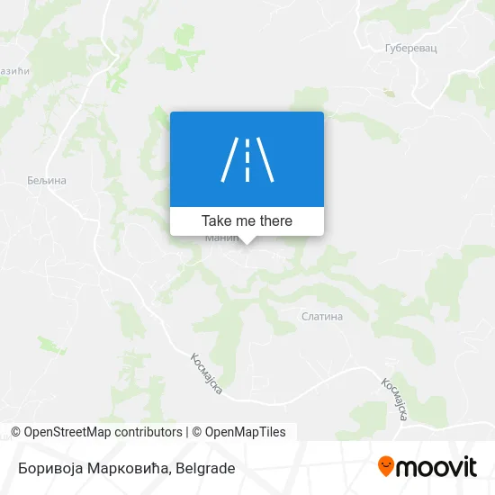 Боривоја Марковића map
