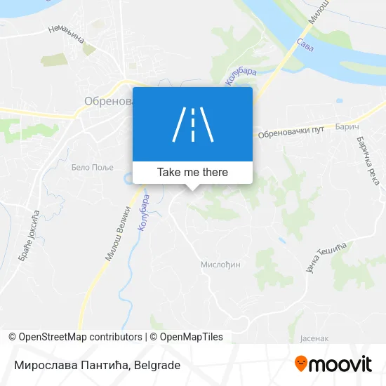 Мирослава Пантића map