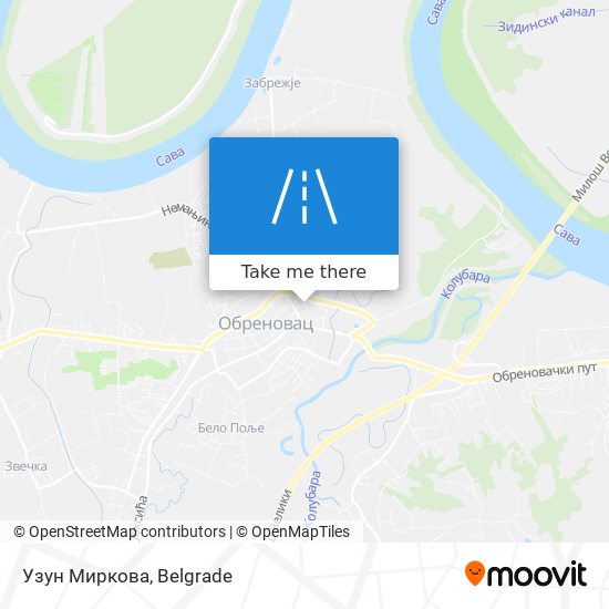 Узун Миркова map