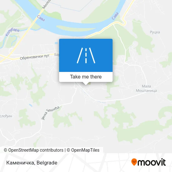 Каменичка map