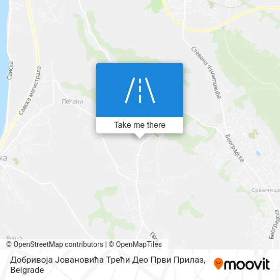 Добривоја Јовановића Трећи Део Први Прилаз map