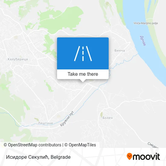 Исидоре Секулић map